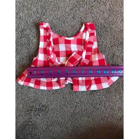 Checkered Baby Girl Top/vest - Picture 4 of 7